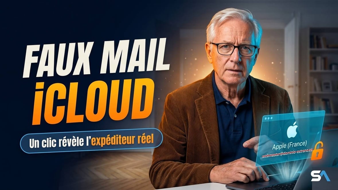 Attention à ce faux mail qui prétend être envoyé par Apple © SeniorActu.com Attention à ce faux mail qui prétend être envoyé par Apple © SeniorActu.com