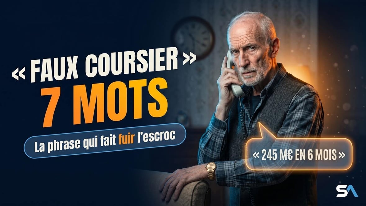La phrase qui coupe court à l'arnaque du faux gendarme et du faux coursier © SeniorActu.com