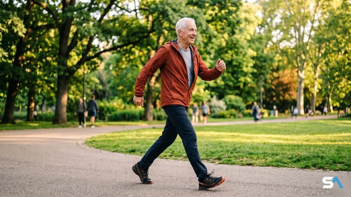 Les bienfaits de la marche rapide pour le cerveau des seniors © SeniorActu.com