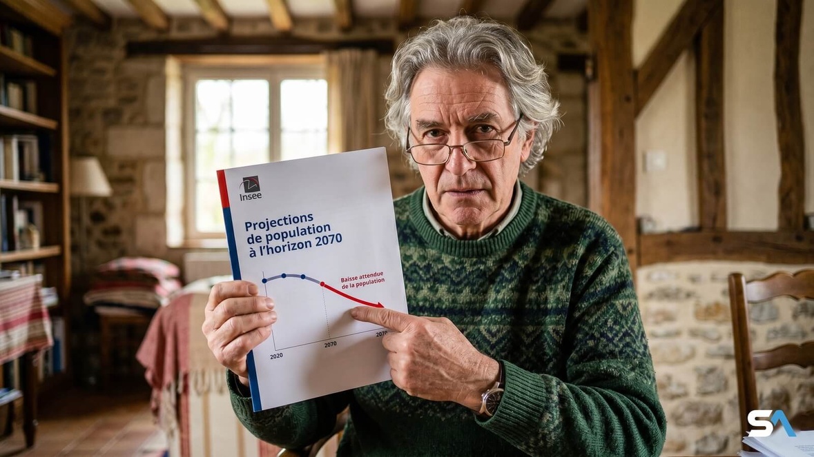 Ce senior pointe une courbe sur le rapport Insee des projections 2070