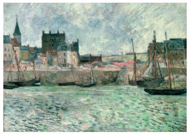 Paul Gauguin (1848-1903) Le Port de Dieppe, vers 1885, DR
