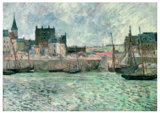Paul Gauguin (1848-1903) Le Port de Dieppe, vers 1885, DR Paul Gauguin (1848-1903) Le Port de Dieppe, vers 1885, DR