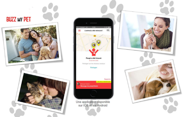 Buzz my pet : l'appli pour retrouver chiens et chats égarés ! Buzz my pet : l'appli pour retrouver chiens et chats égarés !