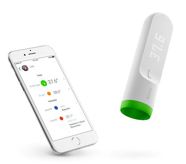 Thermo de Withings : le premier thermomètre temporal connecté certifié CE