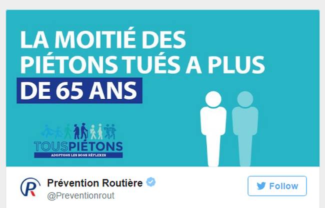 Sécurité routière : la moitié des piétons tués sont des seniors de plus de 65 ans