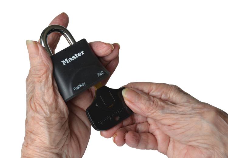 PushKey : un cadenas pour mains fragiles