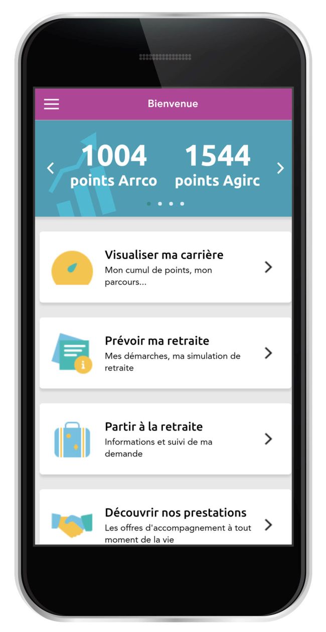 Retraite complémentaire : une nouvelle version pour l'appli smart'retraite Retraite complémentaire : une nouvelle version pour l'appli smart'retraite
