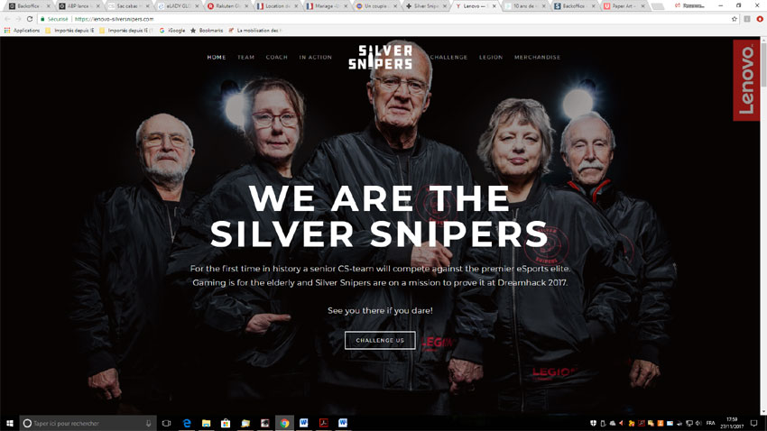 Silver Snipers : de jeunes gamers vont affronter une équipe de vétérans Silver Snipers : de jeunes gamers vont affronter une équipe de vétérans