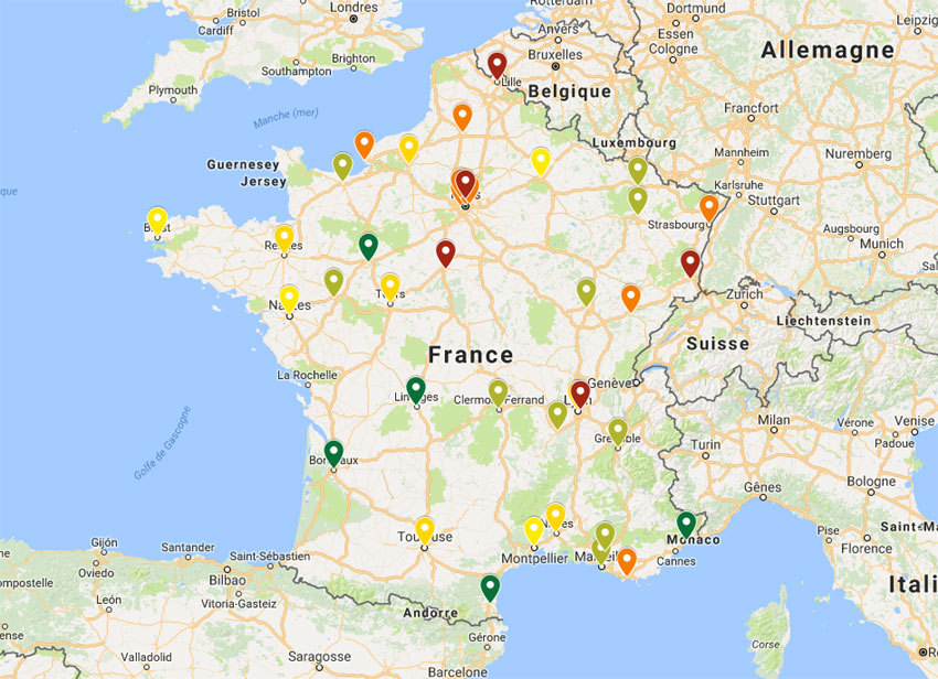 Classement des villes françaises idéales pour y passer sa retraite...