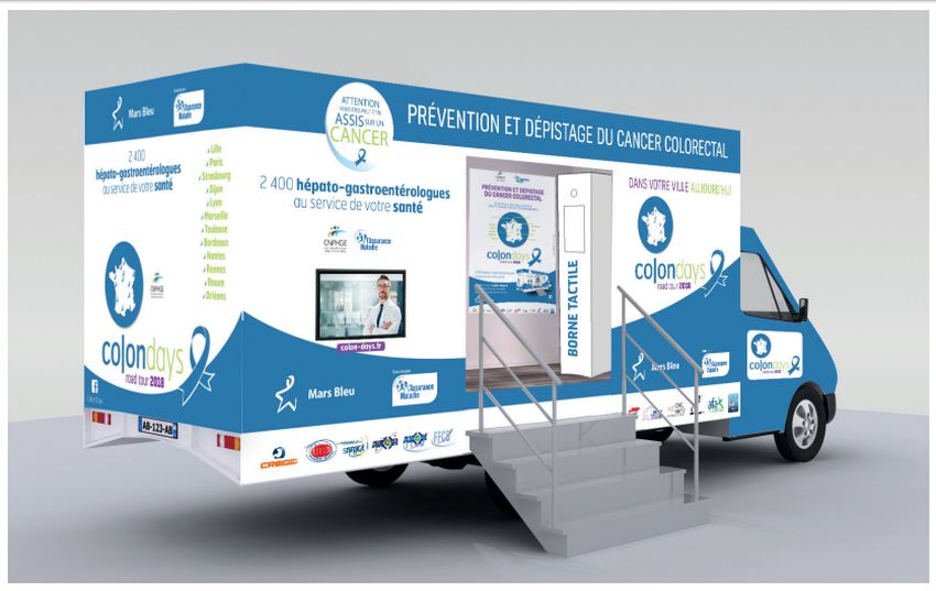 Cancer colorectal : le camion des Colondays reprend la route