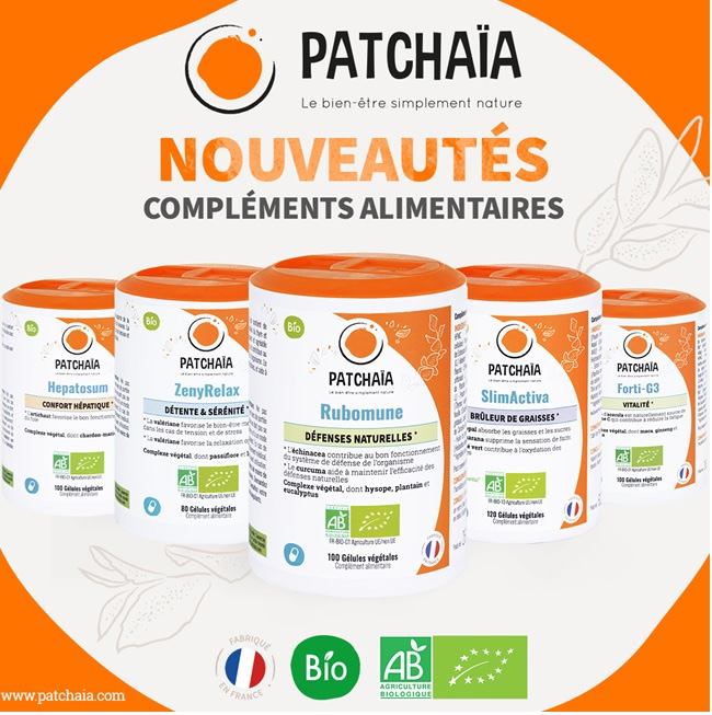 Patchaïa : une nouvelle marque de compléments alimentaires écoresponsables