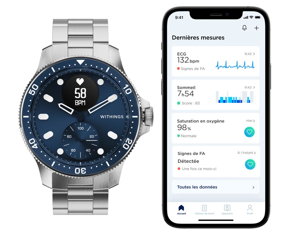Withings ScanWatch : comme une montre de plongée, mais pour