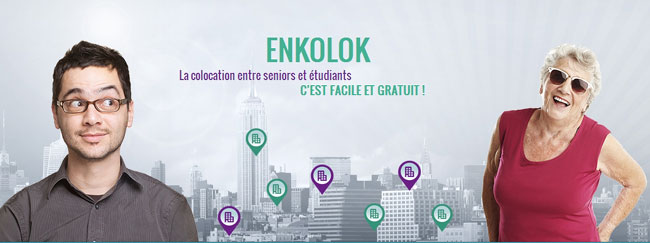 Enkolok.fr : un site Internet pour favoriser la colocation seniors/étudiants