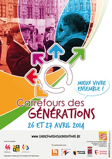 Belgique : Carrefours de Générations les 26 et 27 avril 2014