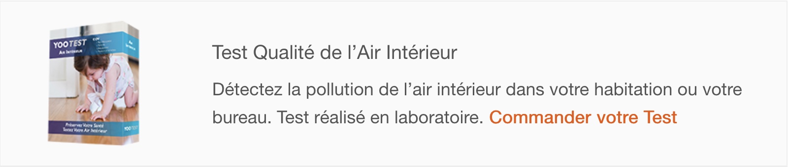 Test de Qualité de l'Air Intérieur