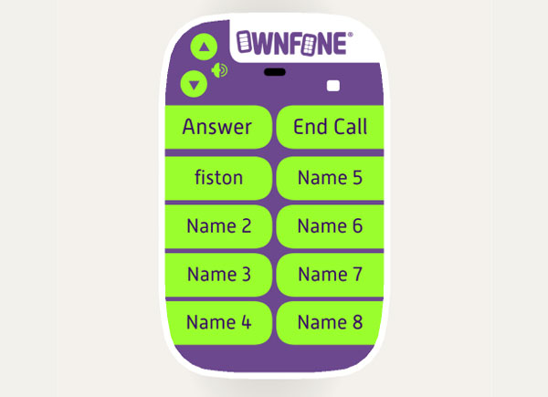 Ownfone : un mobile personnalisable pour personnes âgées