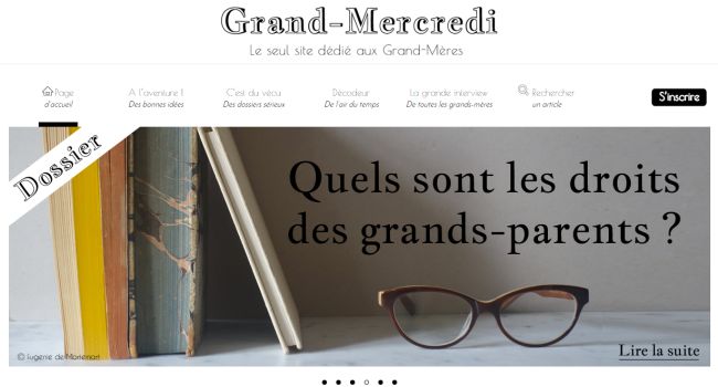 Grand-mercredi.com : un site entièrement dédié aux grands-mères