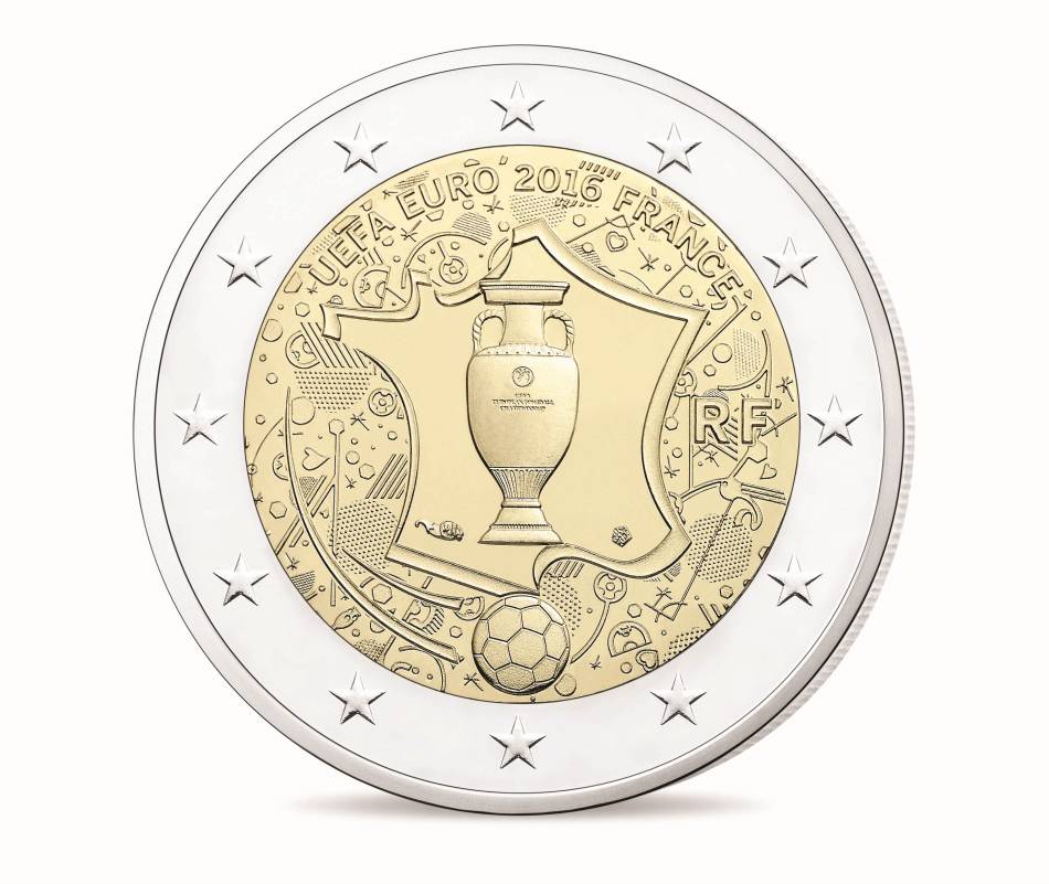 La Monnaie de Paris célèbre l'Euro 2016 La Monnaie de Paris célèbre l'Euro 2016