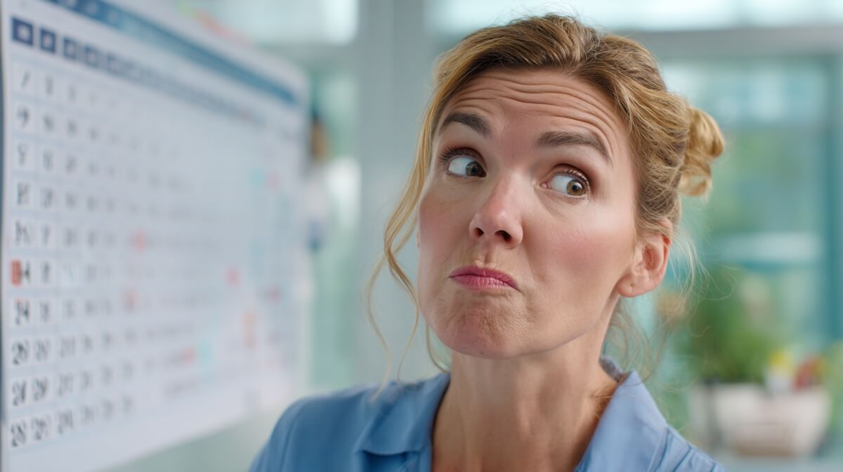 Femme de 55 ans perplexe symbolisant la confusion sur les dates de départ en retraite pour les carrières longues © SeniorActu