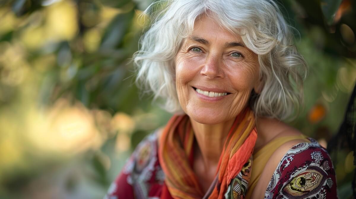 Femme senior épanouie illustrant la longévité en bonne santé © SeniorActu