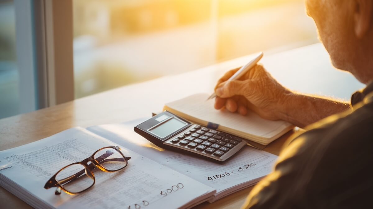 Senior calculant l'avantage fiscal du statut du bailleur privé © SeniorActu