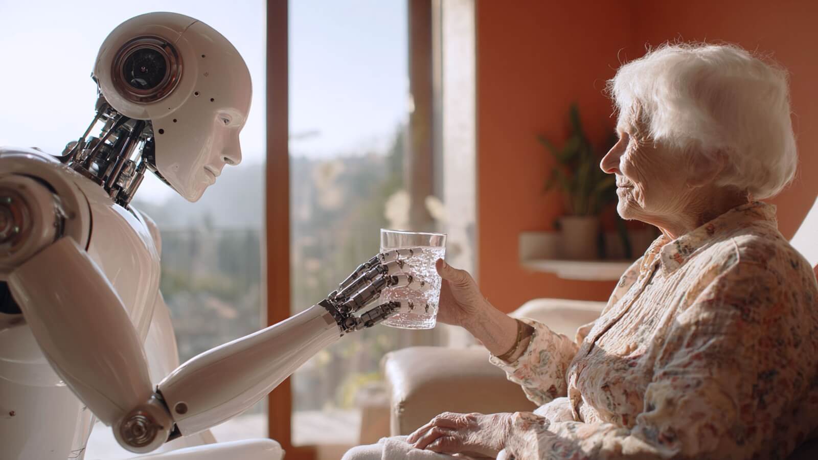 La pénurie de personnel soignant va accélérer le déploiement de robots humanoïdes dans les EHPAD français en 2026