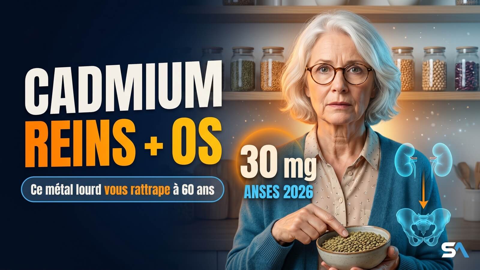 Cadmium : ce métal lourd que vos reins stockent depuis 30 ans rattrape vos os à 60 ans