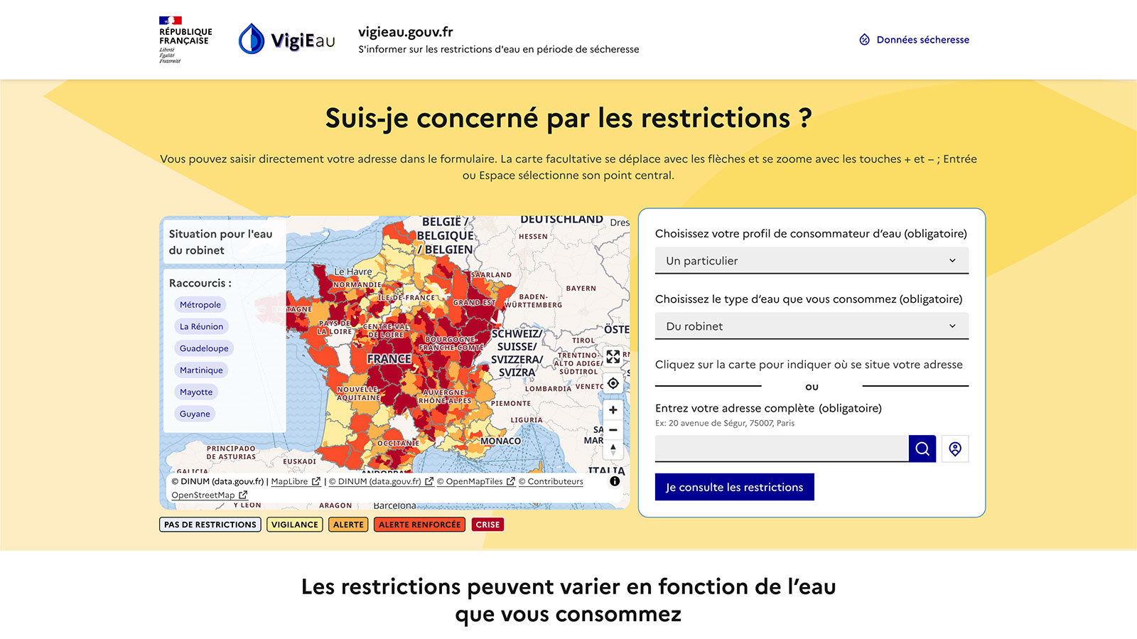 © vigieau.gouv.fr