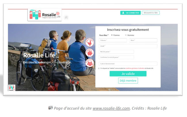 Rosalie Life : réseau social seniors
