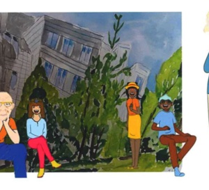 Jeunes pousses et vieux croutons : une BD imaginée par un centenaire et des écoliers Jeunes pousses et vieux croutons : une BD imaginée par un centenaire et des écoliers