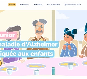 Alzjunior.org : un site d'information sur Alzheimer qui s'adresse aux enfants