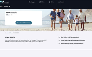 Max Senior : l'offre SNCF Voyageurs pour les clients de 60 ans et plus