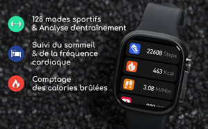 Montre ABYX Fit Touch 5 : montre connectée abordable et efficace