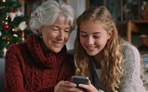 Fêtes de fin d'année en famille : quand vos petits-enfants deviennent vos meilleurs profs