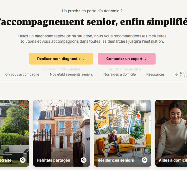 Zenior, nouvelle plateforme de recherche d'hébergement et de solutions à domicile pour les ainés