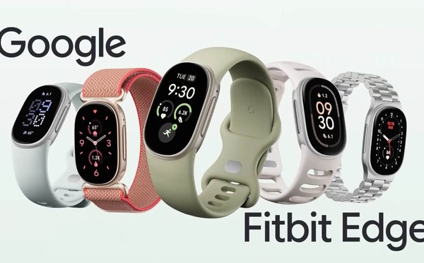 Google officialise son nouveau bracelet d'activité Fitbit Edge : il suit l'évolution de votre tension, mais ce suivi sera payant après trois mois