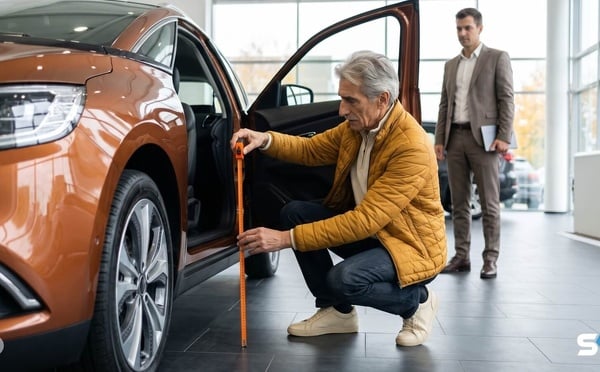 Vous comptez changer de voiture ? Pour les seniors, l'ADAC a retenu 26 voitures neuves et 29 d'occasion, et le repère qui compte se mesure sur votre siège