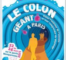 Cancer du colon, Paris, 22-24 mars 2011 : un côlon géant pour mieux comprendre la maladie