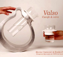 Valso : une carafe et un verre spécialement étudiés pour une meilleure préhension de la part des aînés