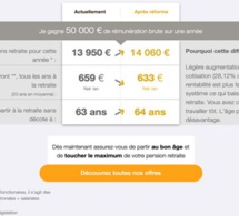 Retraite : un simulateur avant-après la réforme...