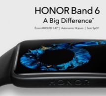 Honor Band 6 : écran plus grand et suivi de la santé pour 49,90 euros