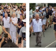 Maurice Chatelet, cent ans, porteur de la flamme olympique à Orléans !