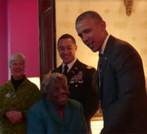 Maison-Blanche : quand une centenaire rencontre Barack Obama !