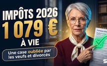 Impôts 2026 : ces seniors veufs et divorcés gagnent 1 079 € à vie avec une seule case oubliée